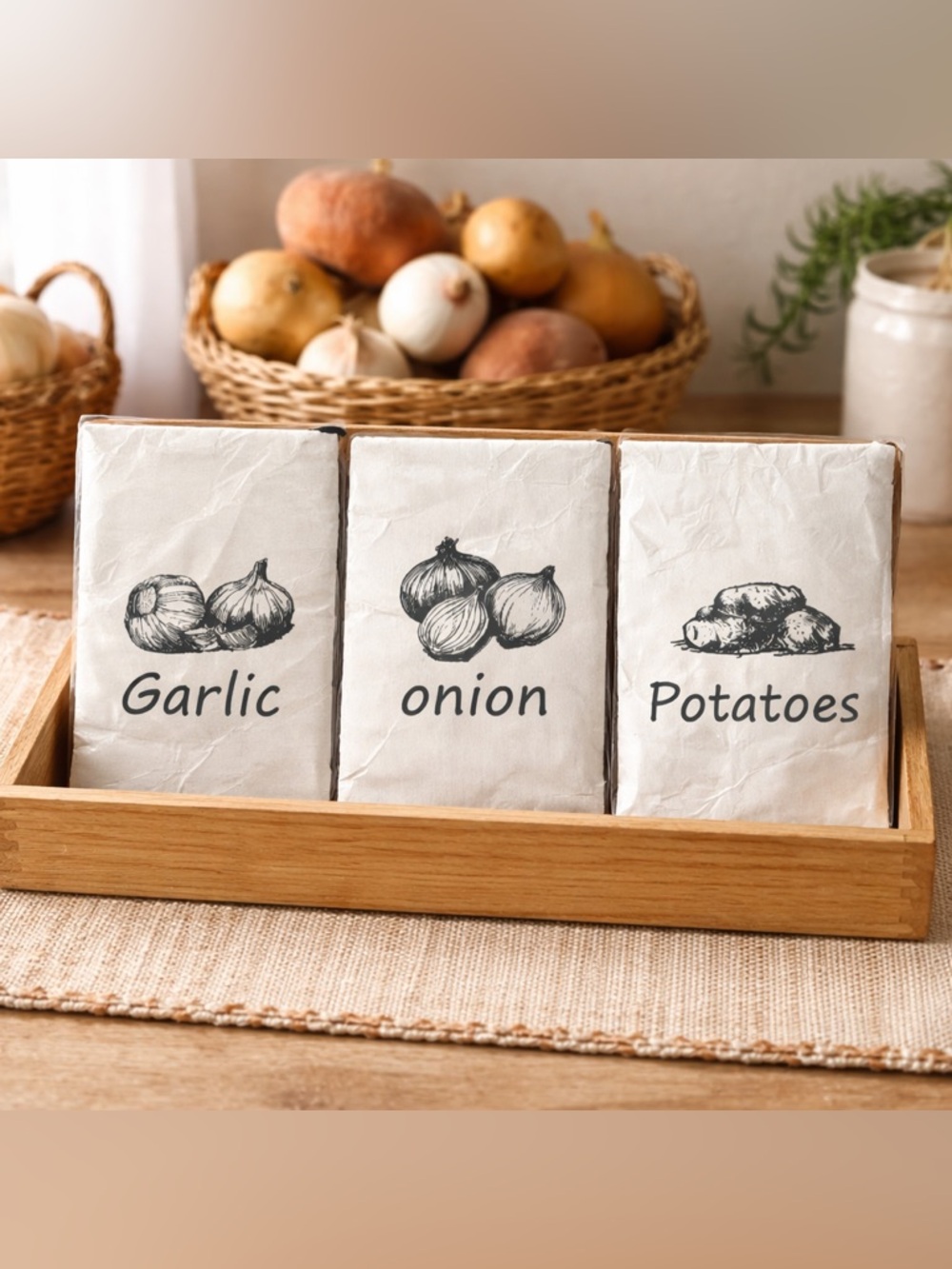NWT Farmhouse Produce
Storage Bags - set of 3. Make an offer!